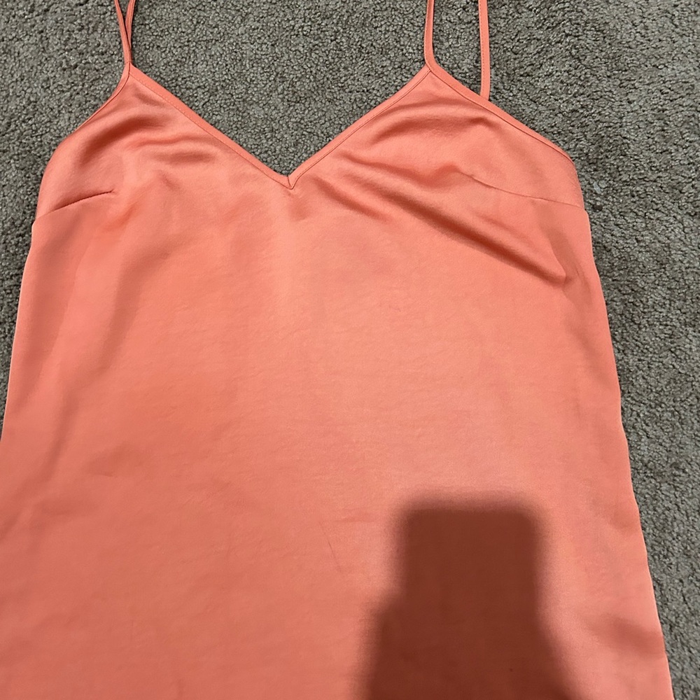 Women's Coral Spaghetti Strap dress